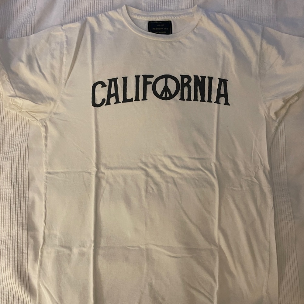 Retroband California Peace T-Shirt Size Small